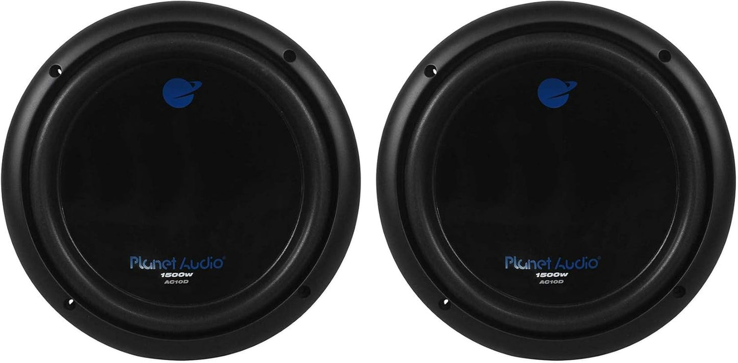 Powerful 10 Inch Dual Voice Coil Car Subwoofers for Bass Lovers