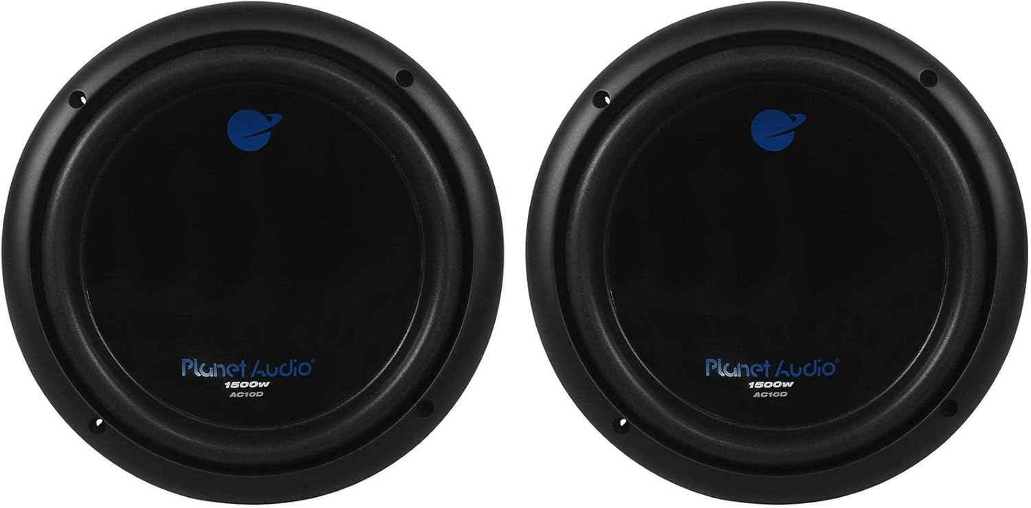 Powerful 10 Inch Dual Voice Coil Car Subwoofers for Bass Lovers