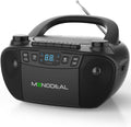 Cassette Tape Player with Bluetooth Boombox CD Player Combo - Easy