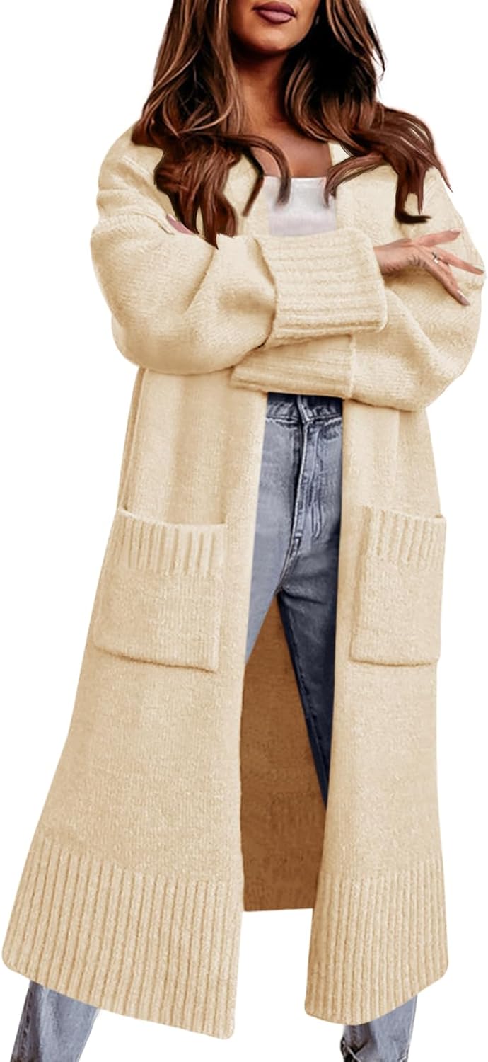 Danedvi Cardigan Sweaters for Women - Cozy Open Front Style