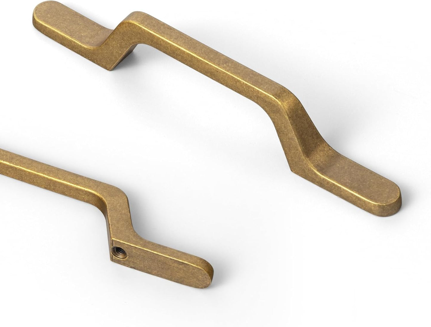 Goo-Ki Antique Brass Cabinet Pulls for Kitchen Drawer Handles