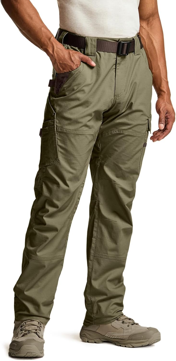 CQR Men's Quick Dry Work Pants for Tactical Outdoor Activities