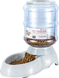 Gravity Pet Feeder Food Dispenser (6-12 lb Size) - 3 Gal Auto Refill