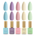 Apres Gel Couleur Combo Set: 5 Bright Nude Pastel Colors