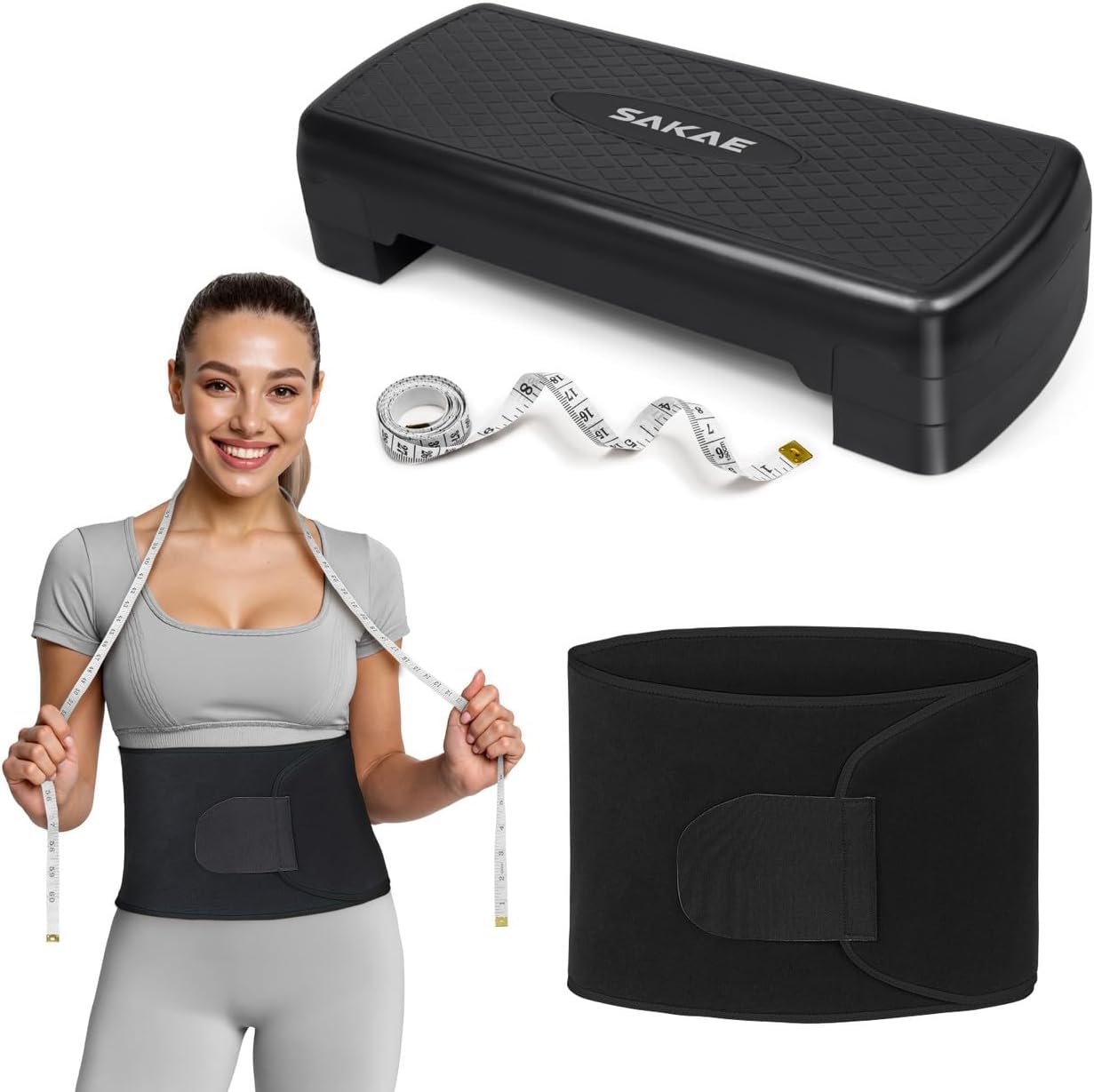 Adjustable Height Aerobic Stepper Set for Versatile Workouts