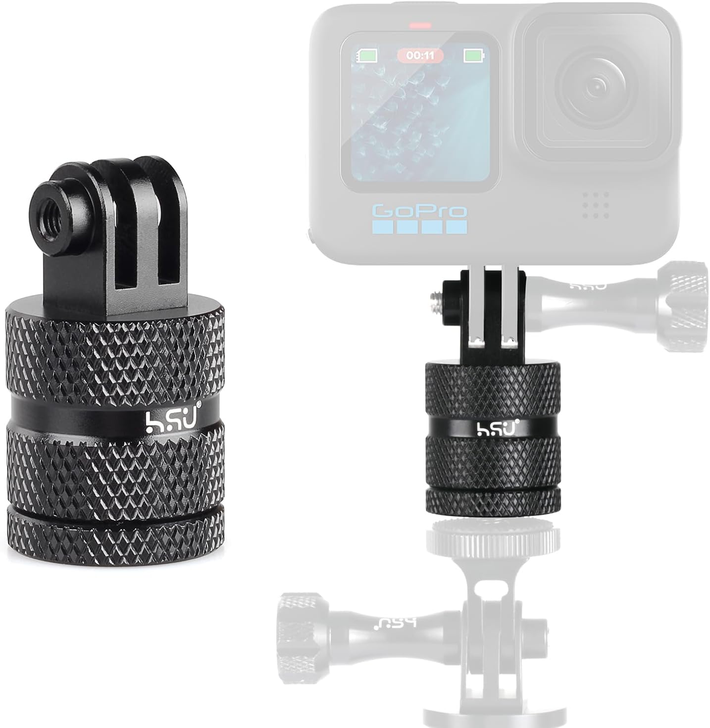 360 Rotation Tripod Adapter for GoPro & More