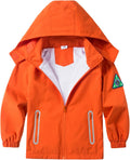 Lightweight Boys Rain Jacket with Detachable Hood - Waterproof