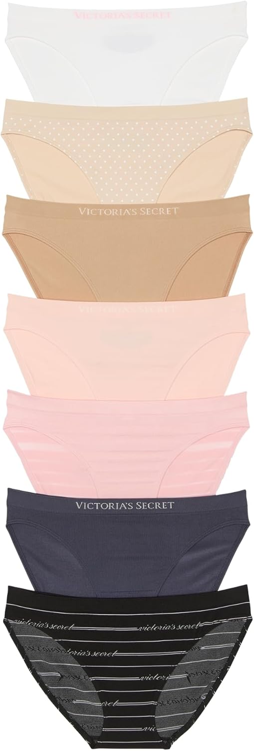 Victoria's Secret Women's Seamless Bikini Underwear Multi Pack