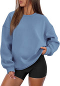 Oversized Sweatshirt for Women Crewneck Fleece Pullover - Cozy Fall be
