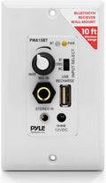 Wireless BT Receiver Wall Mount - In-Wall 100W Audio Control Receiver