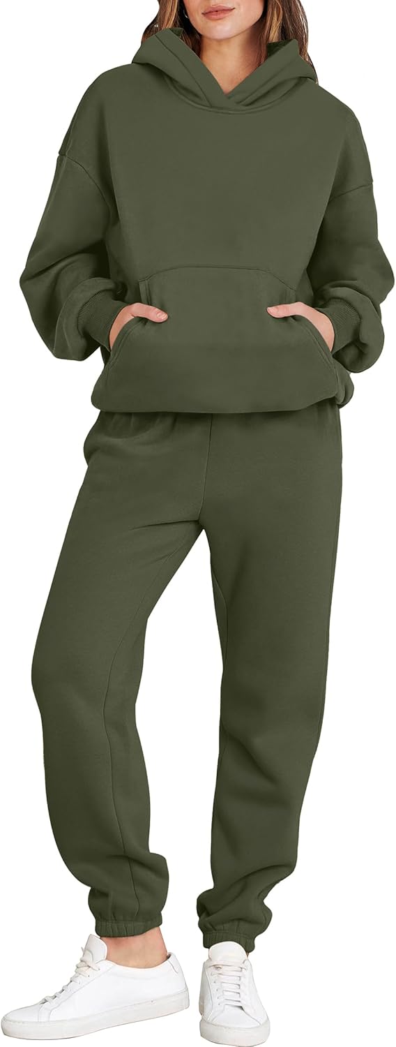 Oversized Hoodie and Jogger Set for Women - Y2K Style Tracksuit