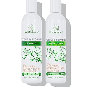 Eczema Psoriasis Shampoo and Conditioner Set for Dry Scalp