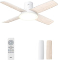 Dreo Ceiling Fans with Lights and Remote, 44 in Low Profile - Quiet