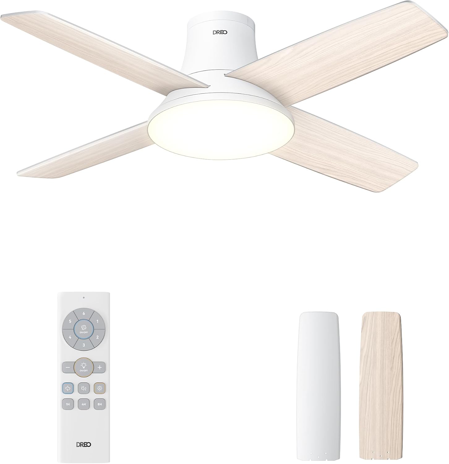Dreo Ceiling Fans with Lights and Remote for Modern Homes