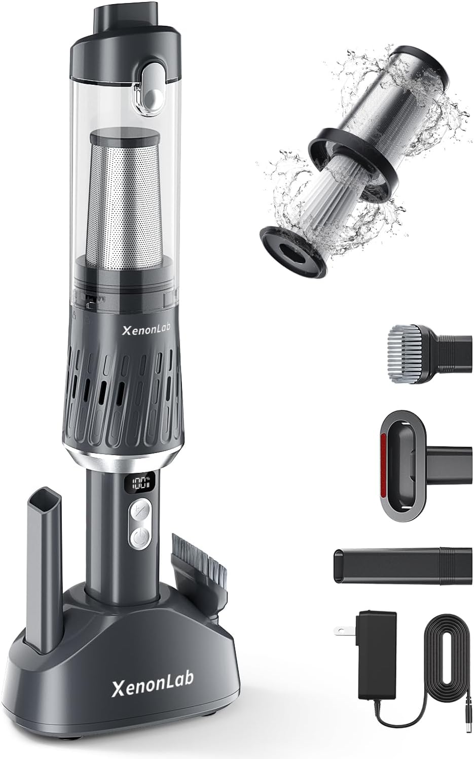 Handheld Vacuum Cordless 25000Pa for Home and Car Cleaning