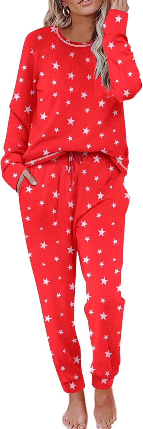 Ekouaer Pajamas Women's Long Sleeve Pj Set for Ultimate Comfort