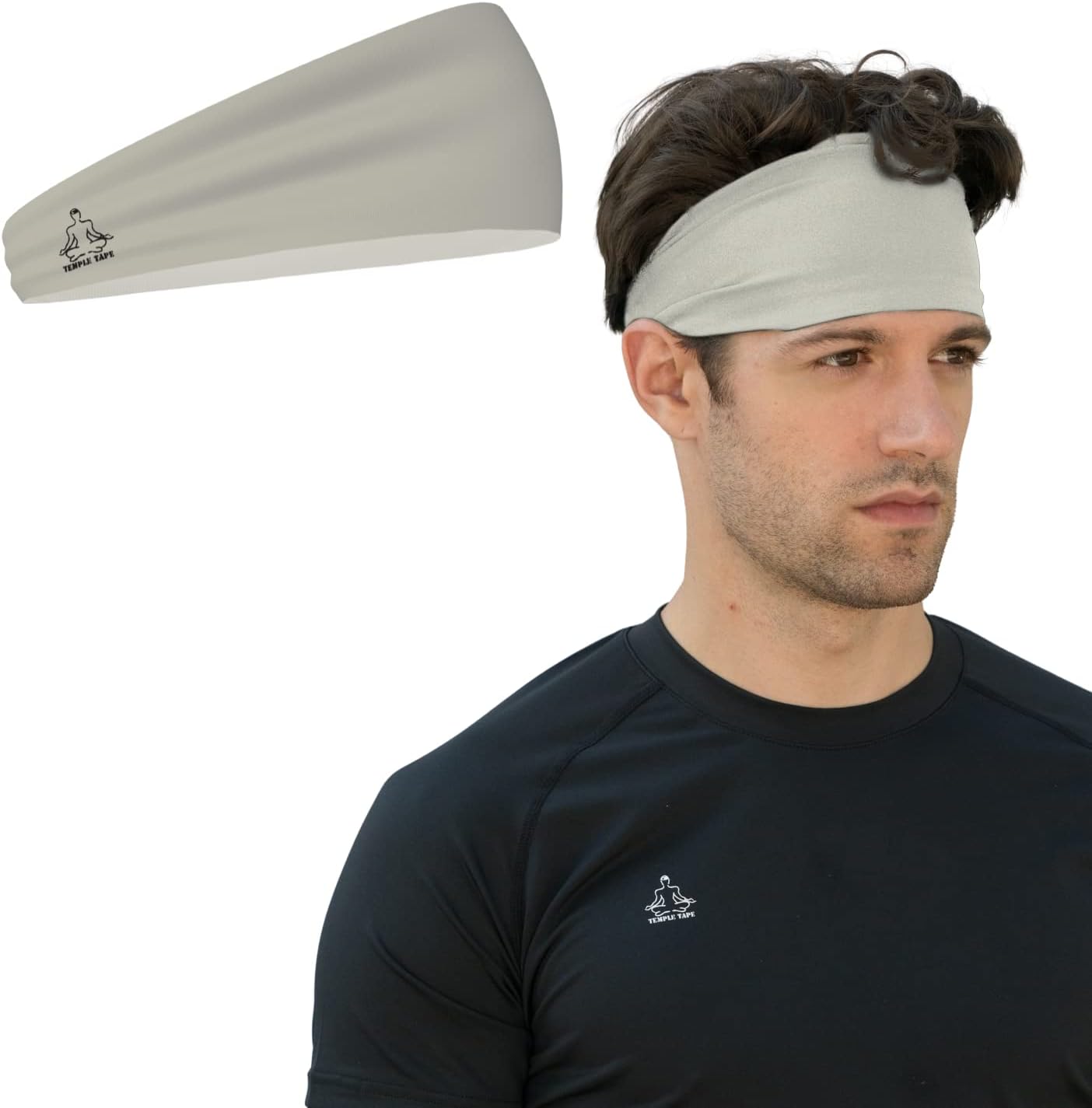 Moisture Wicking Sweatbands - Temple Tape