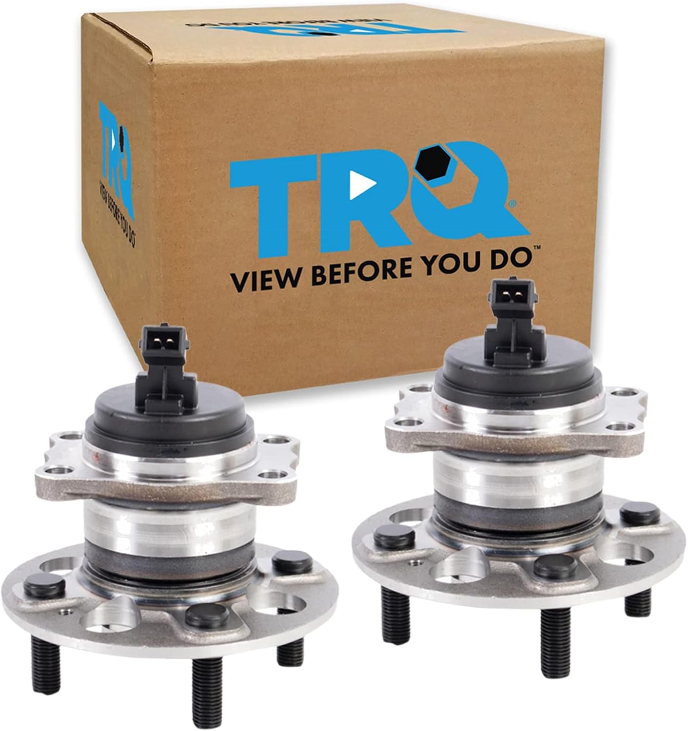 TRQ Rear Wheel Bearing & Hub Assembly Set for Hyundai Accent