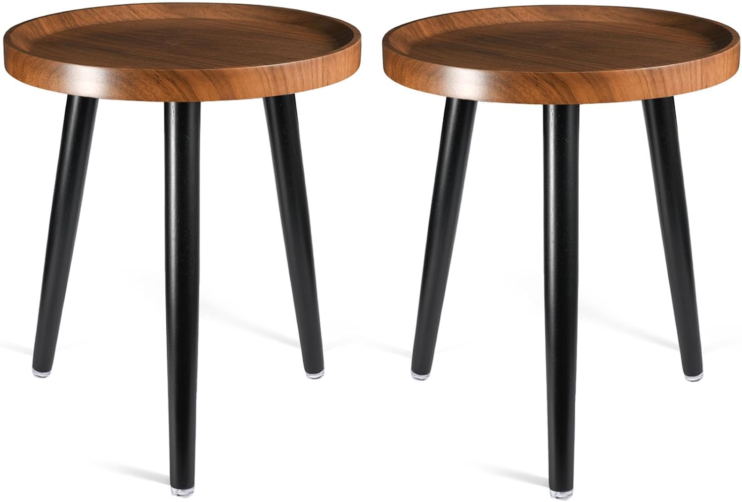 Indoor Plant Stand with Walnut Finish for Modern Decor