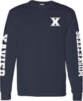 NCAA Double Sleeve Print Long Sleeve Tee for Men and Women - Licensed