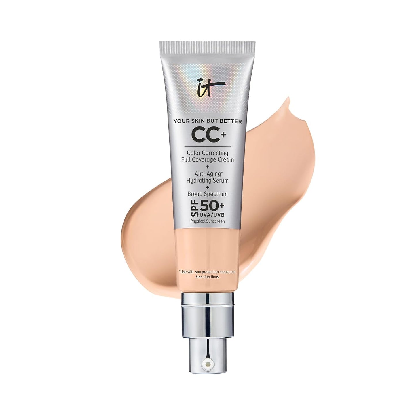 IT Cosmetics CC+ Cream: Full Coverage Foundation with SPF 50