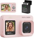 Upgraded 5K Dual Screen Digital Camera - Compact Vlog Camera