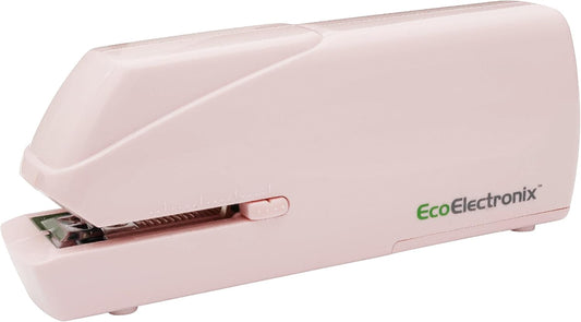 Portable Automatic Electric Stapler - 30 Sheet Capacity, Pink