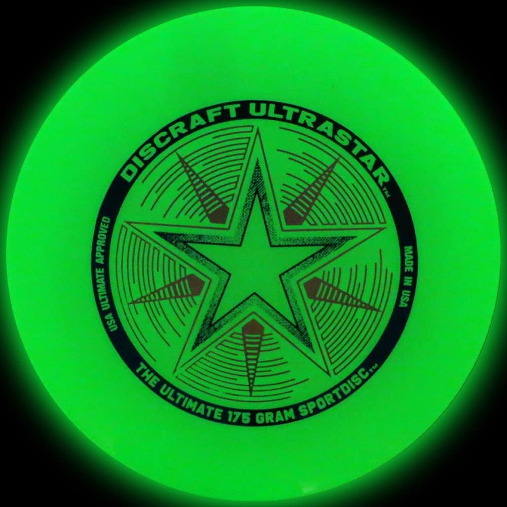 Discraft Nite Glow Ultra-Star 175g  Ultimate Visibility