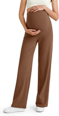 BareFeel Maternity Wide Leg Yoga Pants - Stretchy Over (Style P4XC)