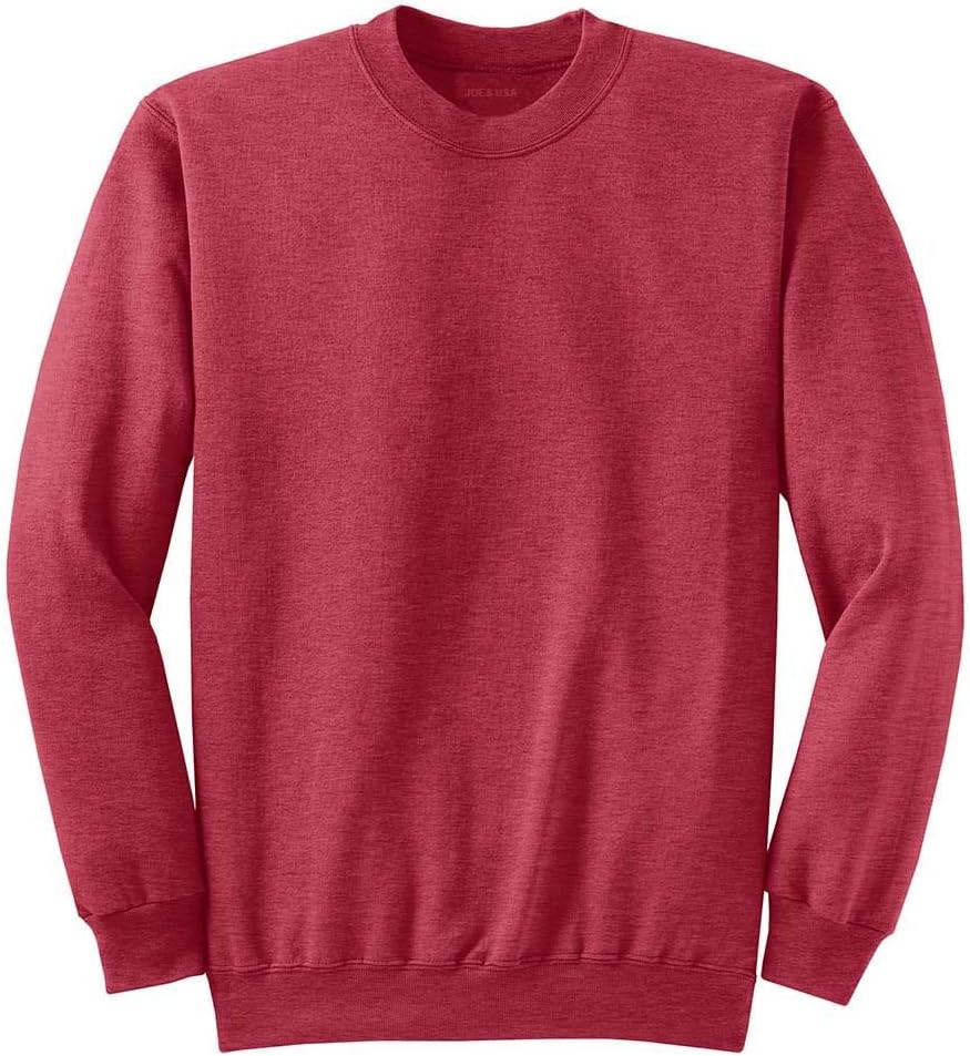 Soft & Cozy Crewneck Sweatshirts in 25 Colors, Sizes S-4XL by Joe's USA