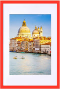 16x24 Picture Frame Red Solid Wood Photo Frame - Tabletop or Wall