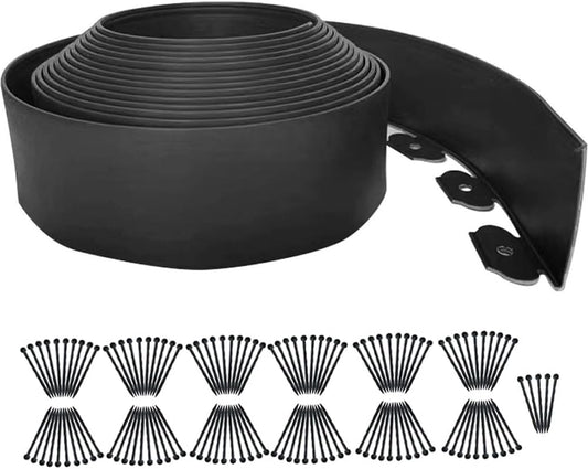 Landscape Edging 82FT Flexible DIY Fence for Gardens and Lawns