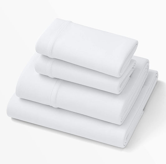Purple SoftStretch Sheets for King/Cal King Beds - Luxurious Comfort