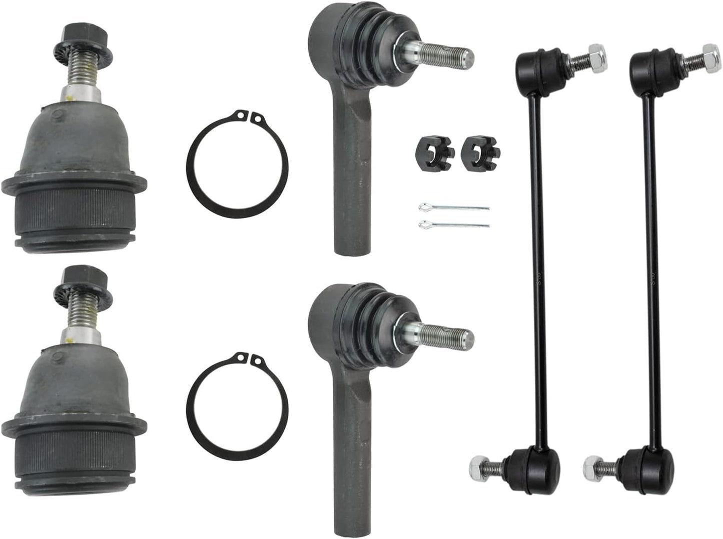 TRQ Front Steering & Suspension Kit for Chrysler and Dodge Vehicles