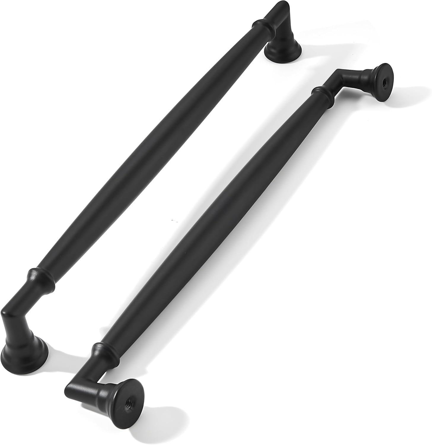 khtumeware 10 Pack 8 Inch Matte Black Cabinet Pulls for Home
