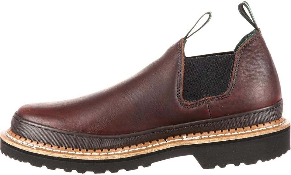 Georgia Giant Mens Romeo Slip-On Work Shoe for Comfort and Durability