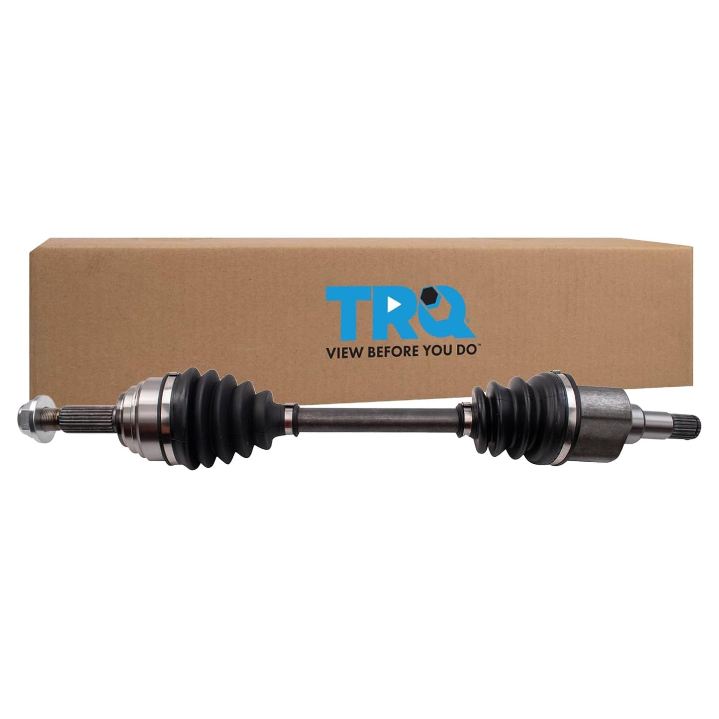 TRQ Front Left CV Axle Assembly for 2011-2018 Ford Fiesta SE