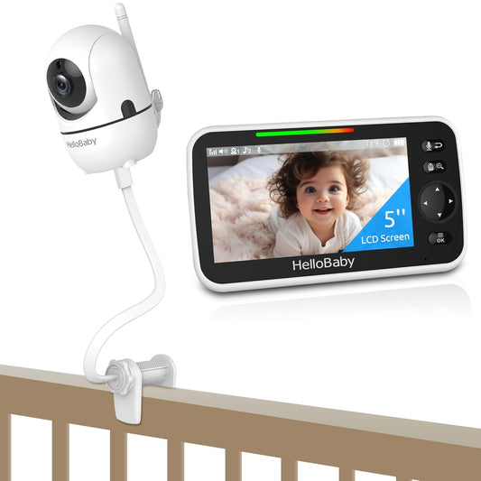 HelloBaby Flexible Baby Monitor with 30-Hour Battery