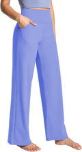 High Waist Wide Leg Yoga Pants - Tummy Control Flare