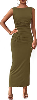 PRETTYGARDEN Women's Summer Semi Formal Midi Dress - Flattering