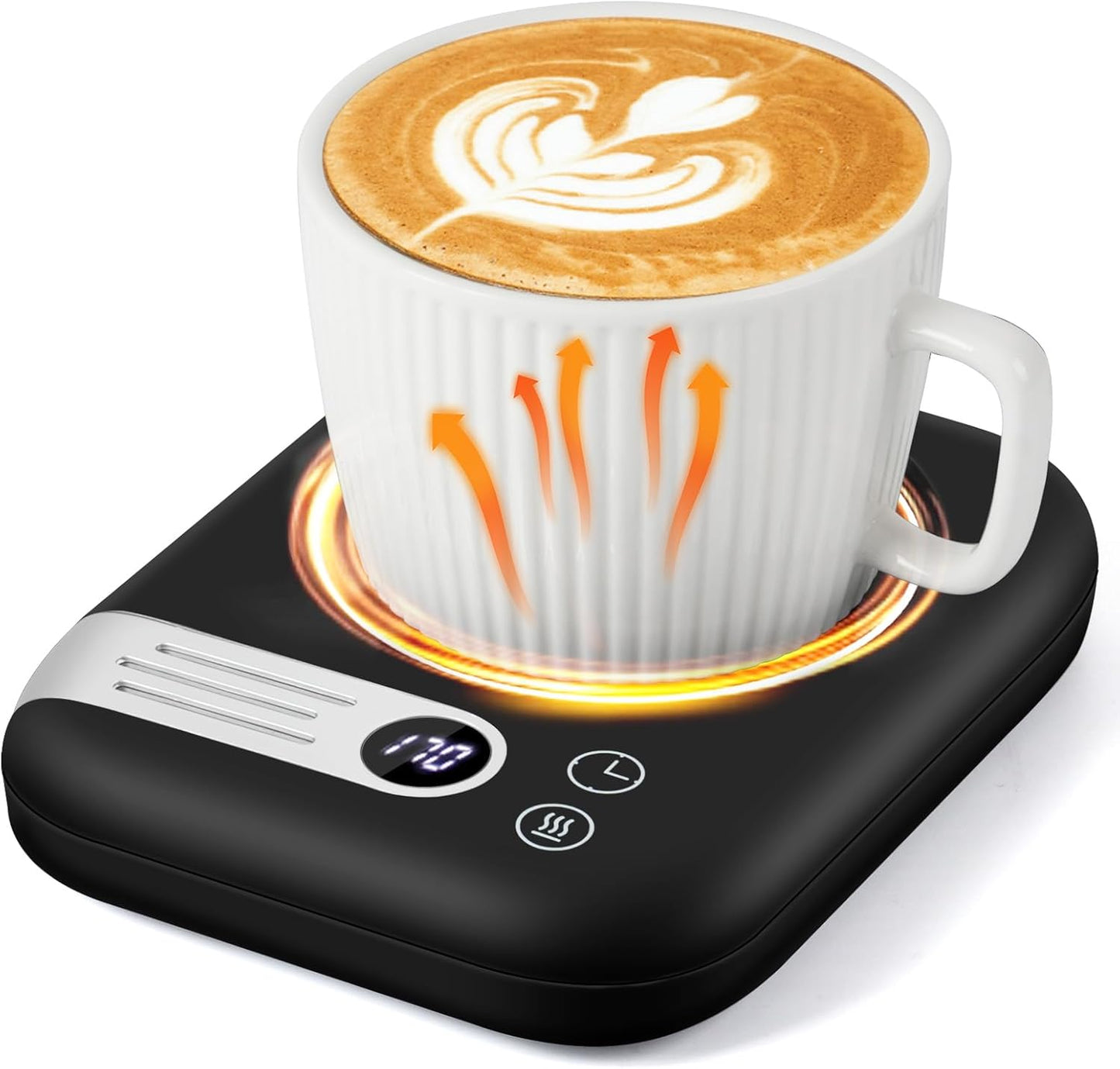 Kepwam Gravity-Induction Coffee Warmer: 3 Temp Settings
