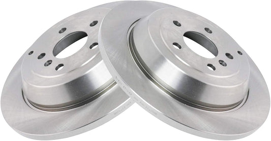TRQ Rear Brake Rotors Set for 2007-2011 Mercedes-Benz Models