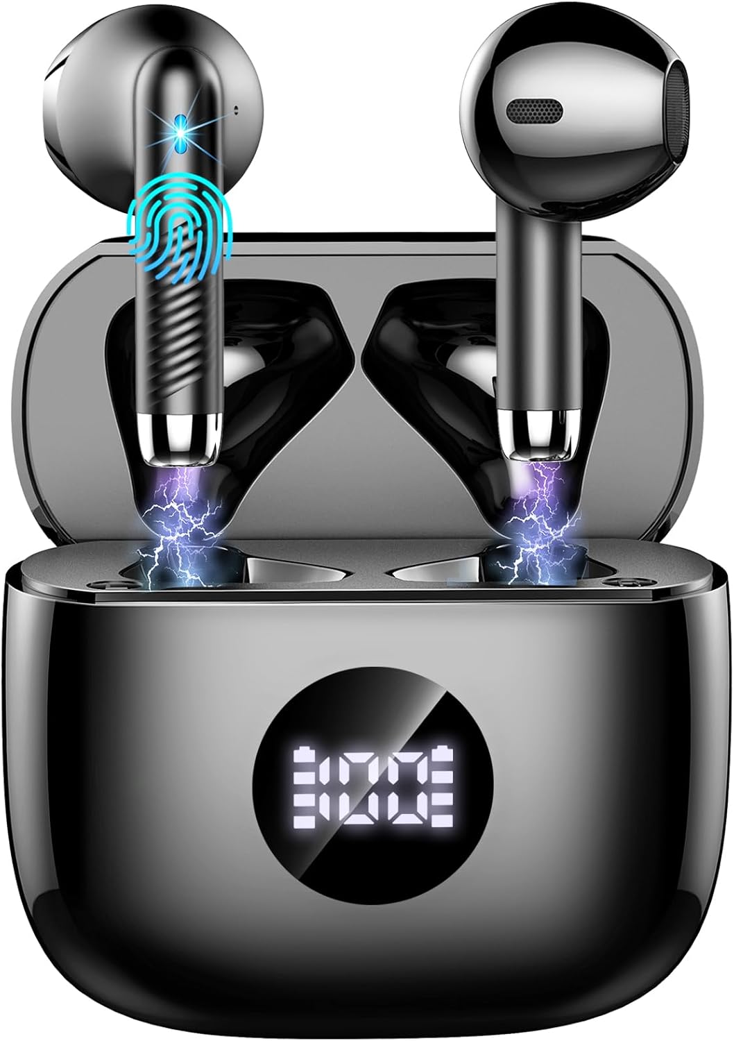 40H Playback 6D Stereo Earbuds by Jxrev