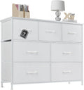 DUMOS Dresser for Bedroom with 7 Fabric Drawers - Space Saving Storage