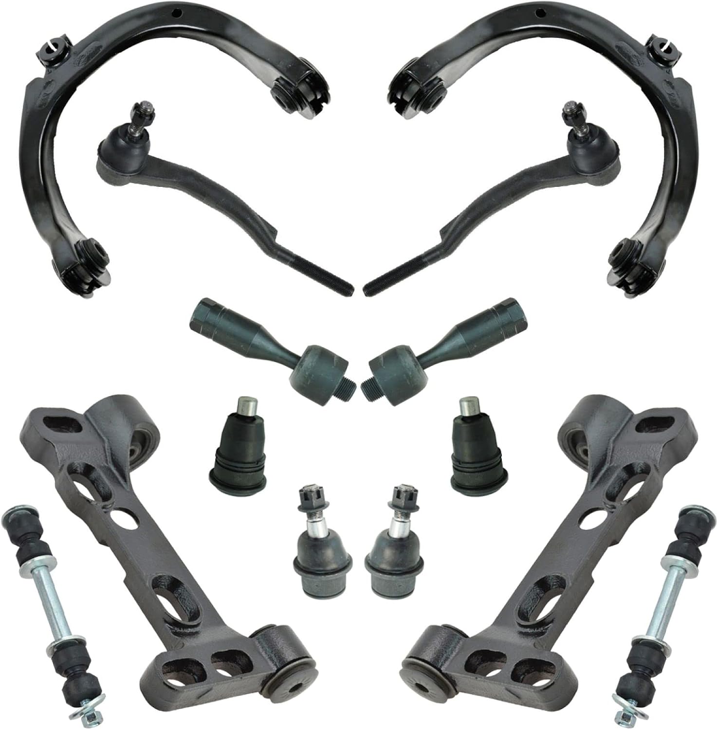 TRQ Front Steering & Suspension Kit for Chevrolet Trailblazer