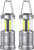 AuKvi 2 Pack 500 Lumens Brightness - Collapsible Lanterns for Emergency