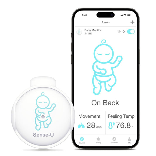 Smart Baby Abdominal Monitor - Track Movements & Temperature