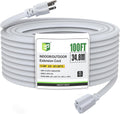 EP 100 Ft Outdoor Extension Cord, 12/3 SJTW - Heavy Duty Power Cord