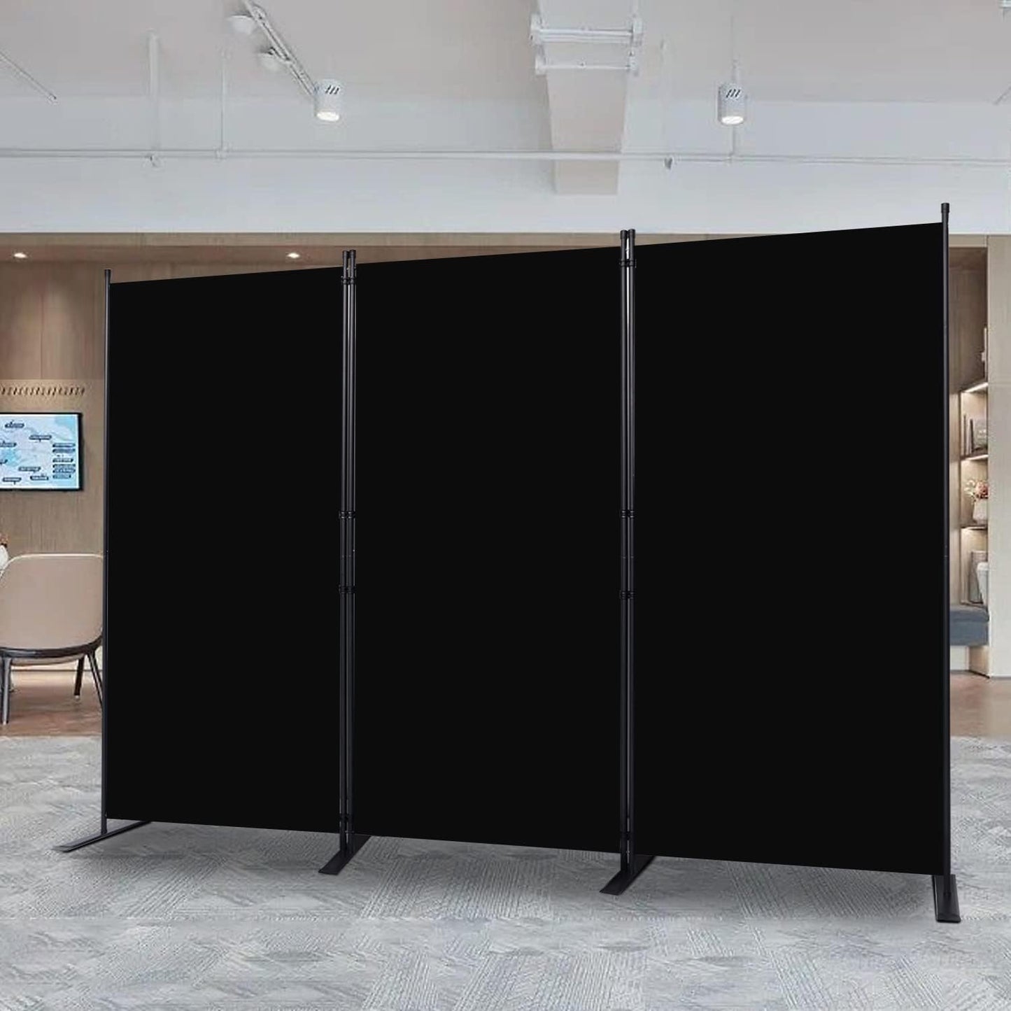 3 Panel Folding Privacy Screens for Room Separation and Comfort