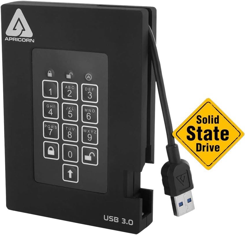 Aegis Fortress 512GB SSD - FIPS 140-2 Validated Strength